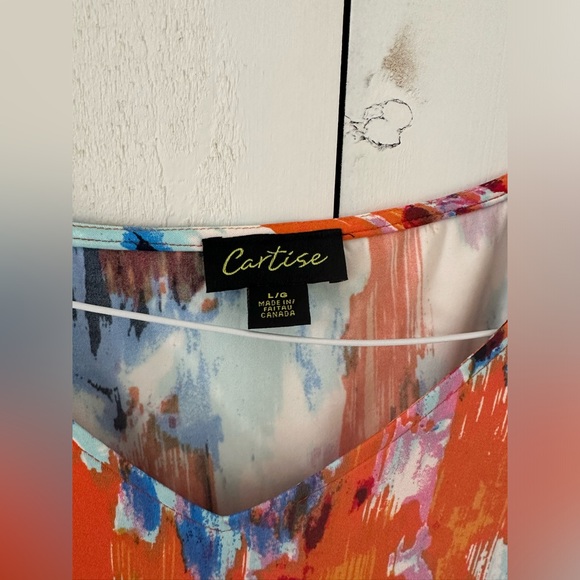 Asymmetrical Cold-Shoulder Blouse - Picture 3 of 5